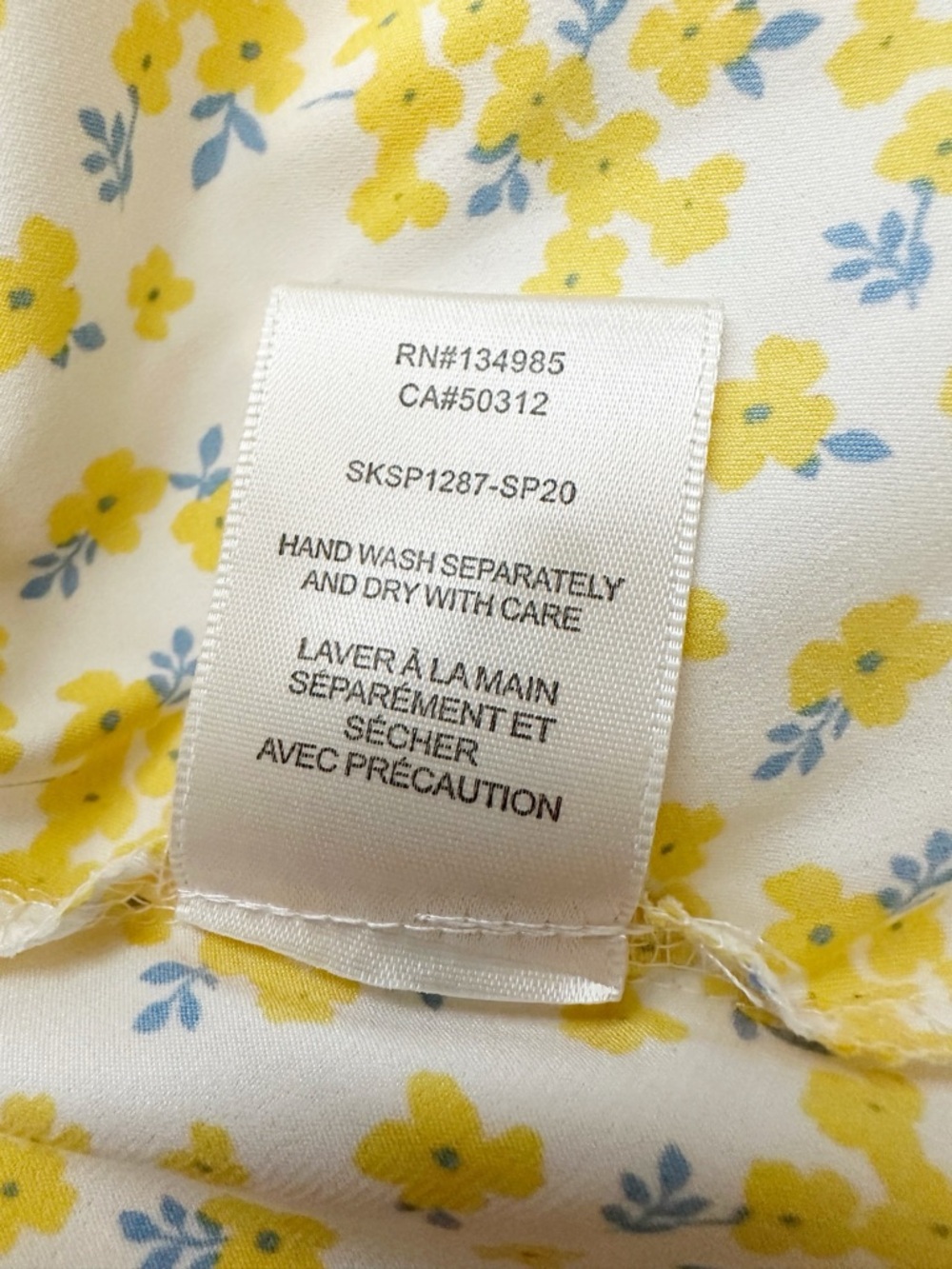 NWT For Love and Lemons Yellow Floral Daffodil Lace Robe Dress L - Picture 14 of 16